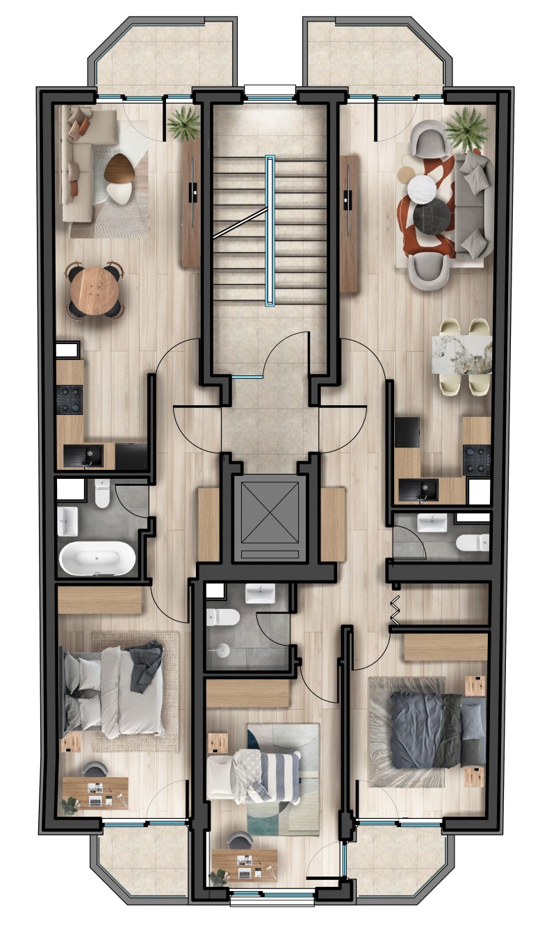 Продава 3-СТАЕН, гр. София, Банишора, снимка 5 - Aпартаменти - 49480057