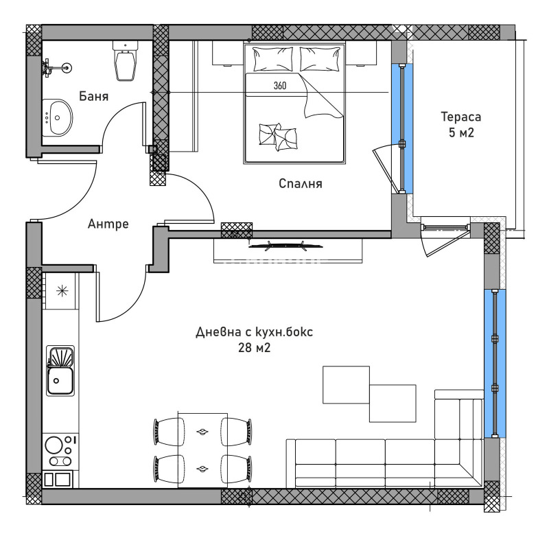 Продава 2-СТАЕН, гр. Пловдив, Въстанически, снимка 4 - Апартаменти - 52751208