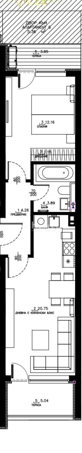 Продава 2-СТАЕН, гр. София, Малинова долина, снимка 9 - Апартаменти - 53645292