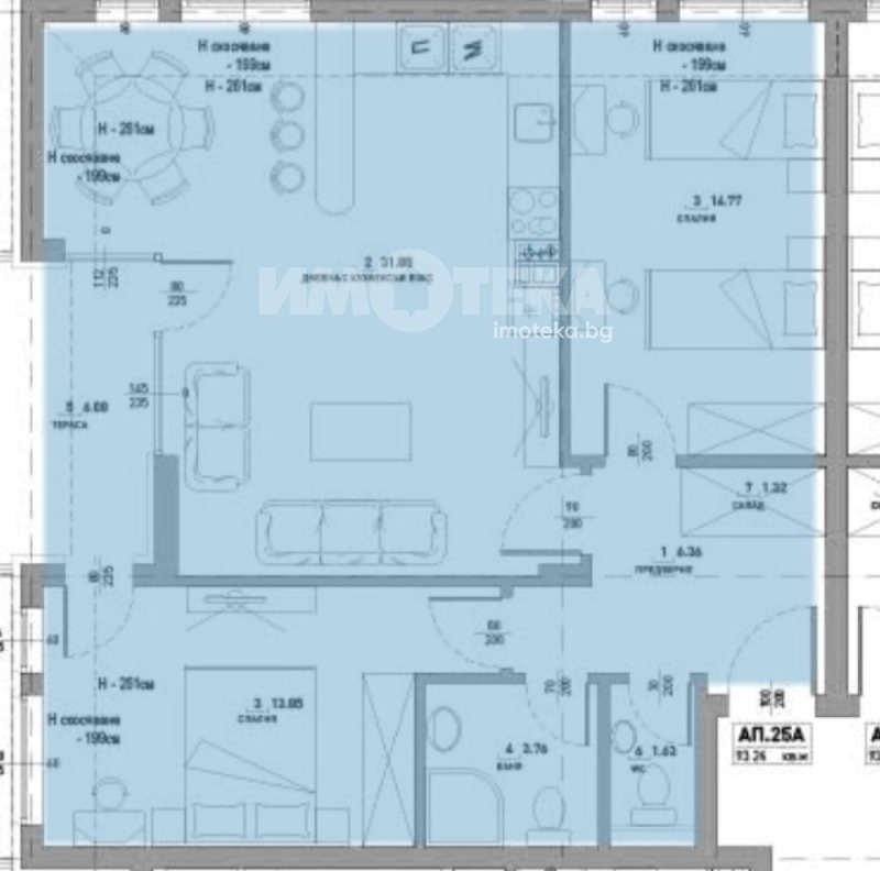 Zu verkaufen  2 Schlafzimmer Sofia , Malinowa dolina , 105 qm | 31925376 - Bild [11]