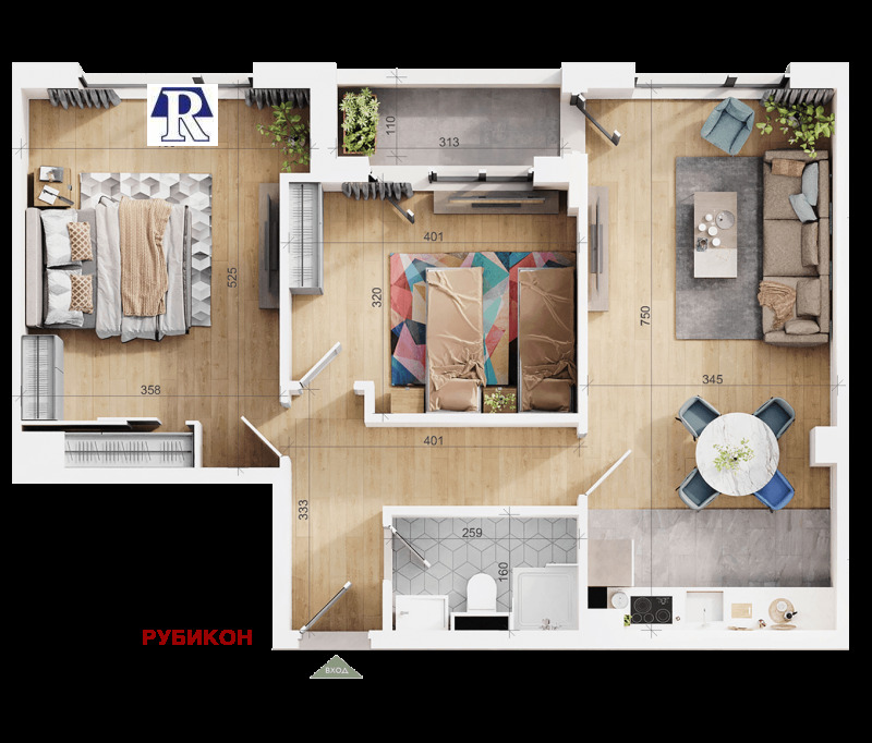 Продава 3-СТАЕН в град Пловдив, Тракия - 94 кв.м / 118 000 € » 230 787.94 лв., РУБИКОН