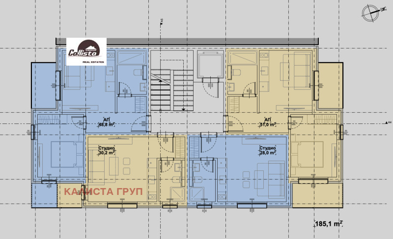 À vendre  Studio région Bourgas , Primorsko , 37 m² | 82436079 - image [4]