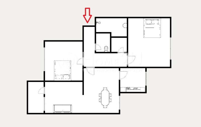 Till salu  2 sovrum Plovdiv , Trakija , 92 kvm | 78928765 - bild [8]