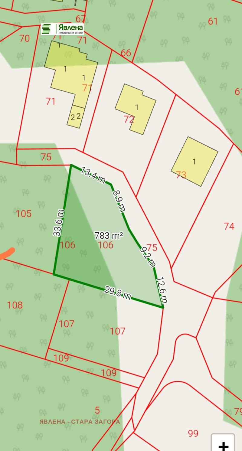 Продава ПАРЦЕЛ, гр. Стара Загора, Железник - център, снимка 1 - Парцели - 48918229