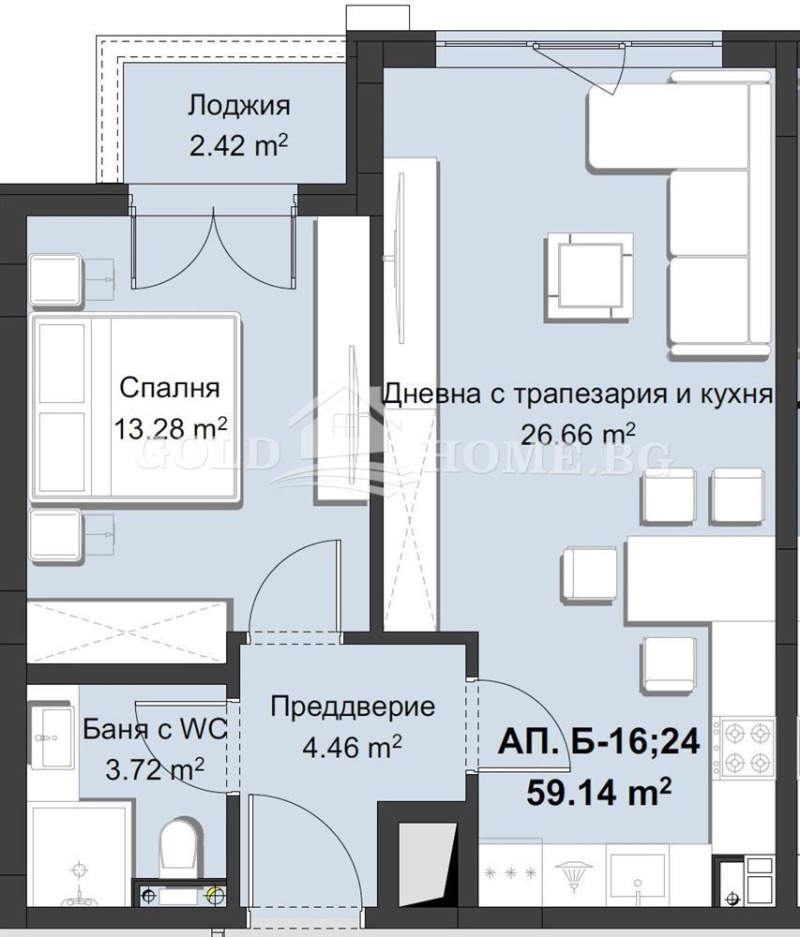 Продава 2-СТАЕН, гр. Пловдив, Христо Смирненски, снимка 6 - Aпартаменти - 48238645