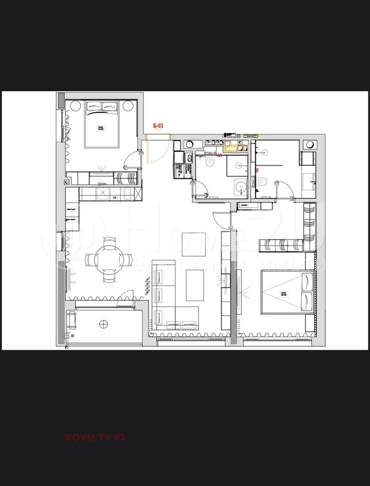 Продава 3-СТАЕН, гр. София, Кръстова вада, снимка 13 - Апартаменти - 54120802