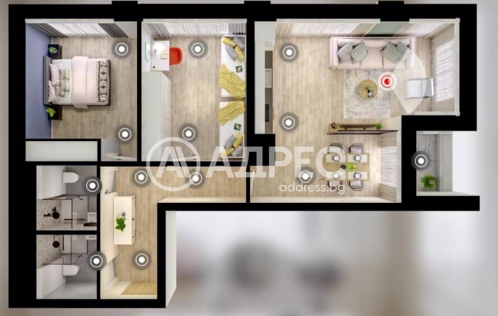 Продава 3-СТАЕН, гр. София, Дружба 1, снимка 4 - Апартаменти - 55923132
