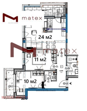 Продава 3-стаен град Варна Изгрев - [1] 