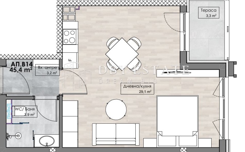 Na prodej  Studio Plovdiv , Karšijaka , 55 m2 | 25694182 - obraz [4]