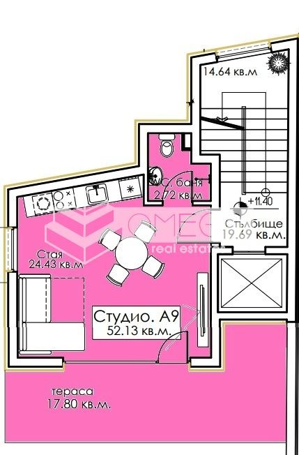 Myytävänä  Studio Burgasin alue , Sozopol , 62 neliömetriä | 25278368 - kuva [2]