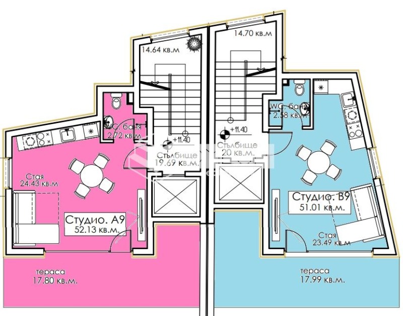 Myytävänä  Studio Burgasin alue , Sozopol , 62 neliömetriä | 25278368 - kuva [3]