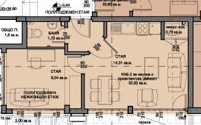 Продава 1-СТАЕН, гр. Варна, Колхозен пазар, снимка 4 - Апартаменти - 54321388