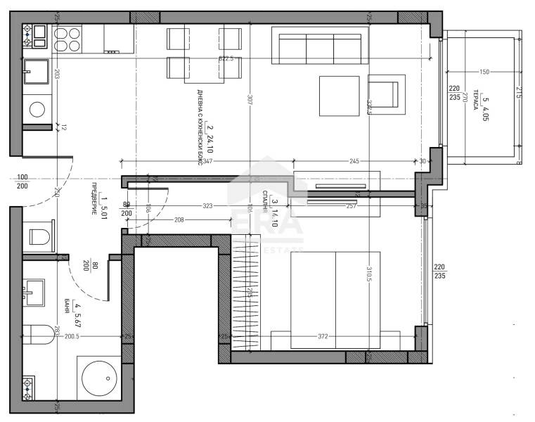 Продава 2-СТАЕН, гр. София, Малинова долина, снимка 3 - Aпартаменти - 47529551