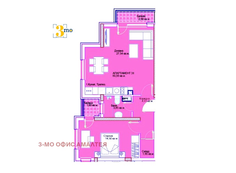 Продава 2-СТАЕН, гр. София, Люлин 5, снимка 13 - Апартаменти - 52623621
