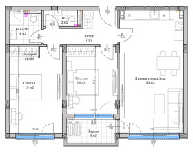 2 Schlafzimmer Ostromila, Plowdiw 1