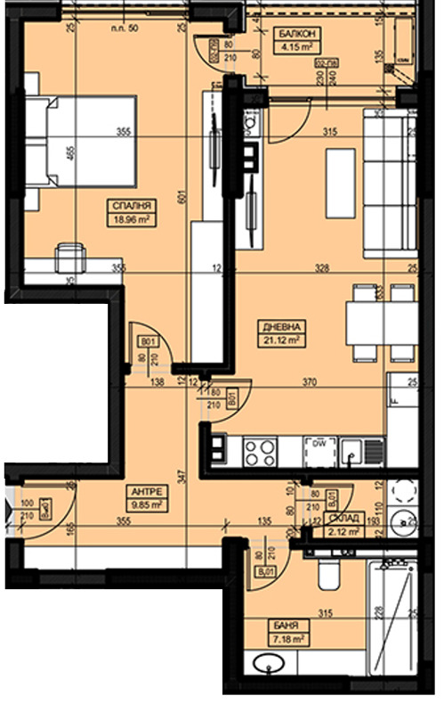 Продава 2-СТАЕН, гр. София, Витоша, снимка 6 - Aпартаменти - 47257803