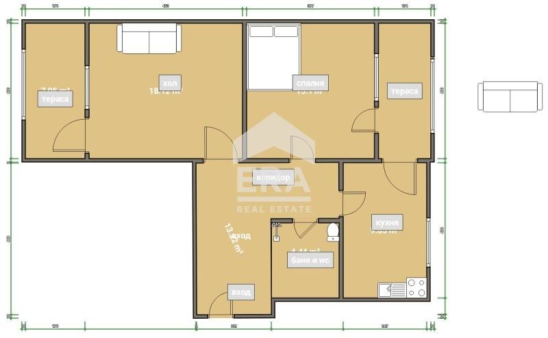 Til salg  1 soveværelse Silistra , Mitnitsa , 61 kvm | 93056701 - billede [10]