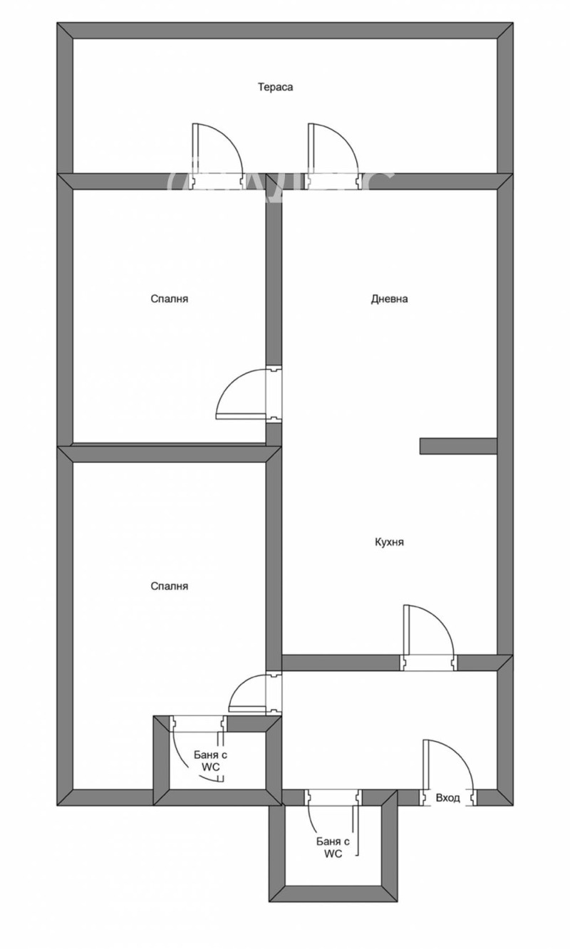 Продава 3-СТАЕН, гр. София, Център, снимка 3 - Aпартаменти - 48279107