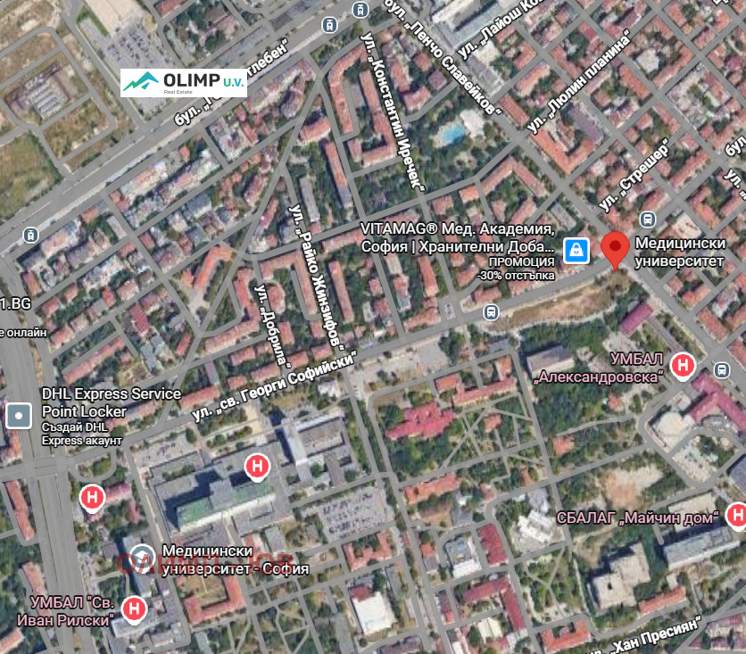 Продава ПАРЦЕЛ, гр. София, Център
