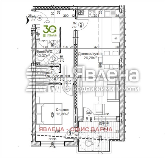 Продава  2-стаен град Варна , Левски 1 , 83 кв.м | 27366943 - изображение [2]