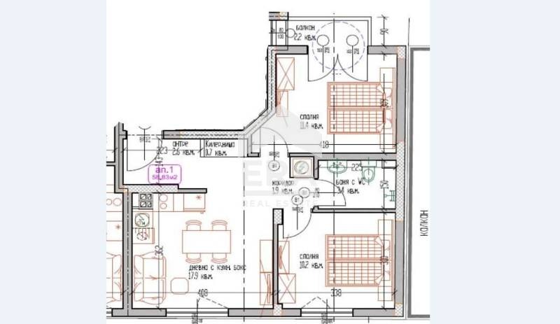 Продава 3-СТАЕН, гр. Варна, Лятно кино Тракия, снимка 11 - Aпартаменти - 48754387