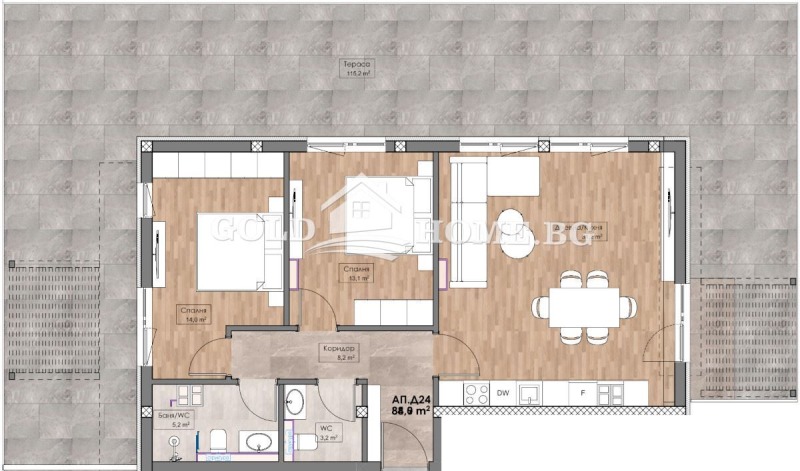 Zu verkaufen  2 Schlafzimmer Plowdiw , Karschijaka , 107 qm | 32467461 - Bild [6]