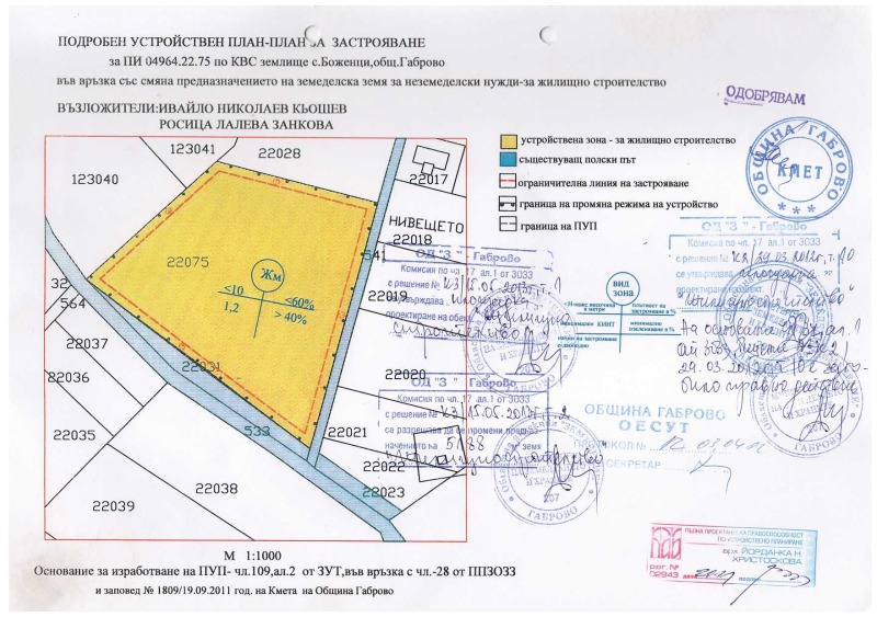 Продава ПАРЦЕЛ, с. Боженците, област Габрово, снимка 9 - Парцели - 52965186