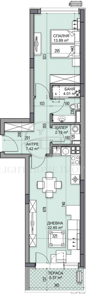 1 bedroom Gagarin, Plovdiv 5