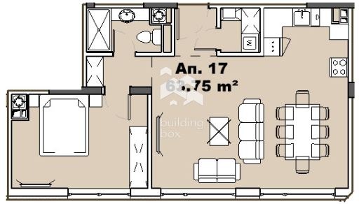 Til salgs  1 soverom Sofia , m-t Gardova glava , 76 kvm | 82742549 - bilde [12]