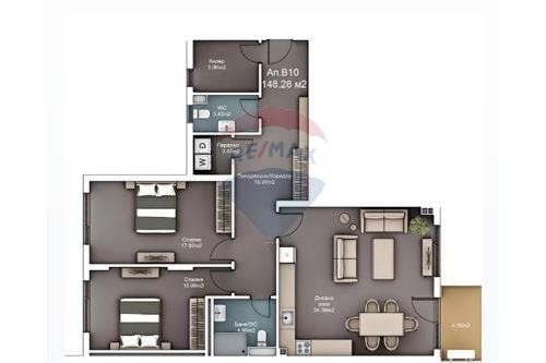 Продава  3-стаен град Варна , к.к. Св.Св. Константин и Елена , 149 кв.м | 75464096 - изображение [3]