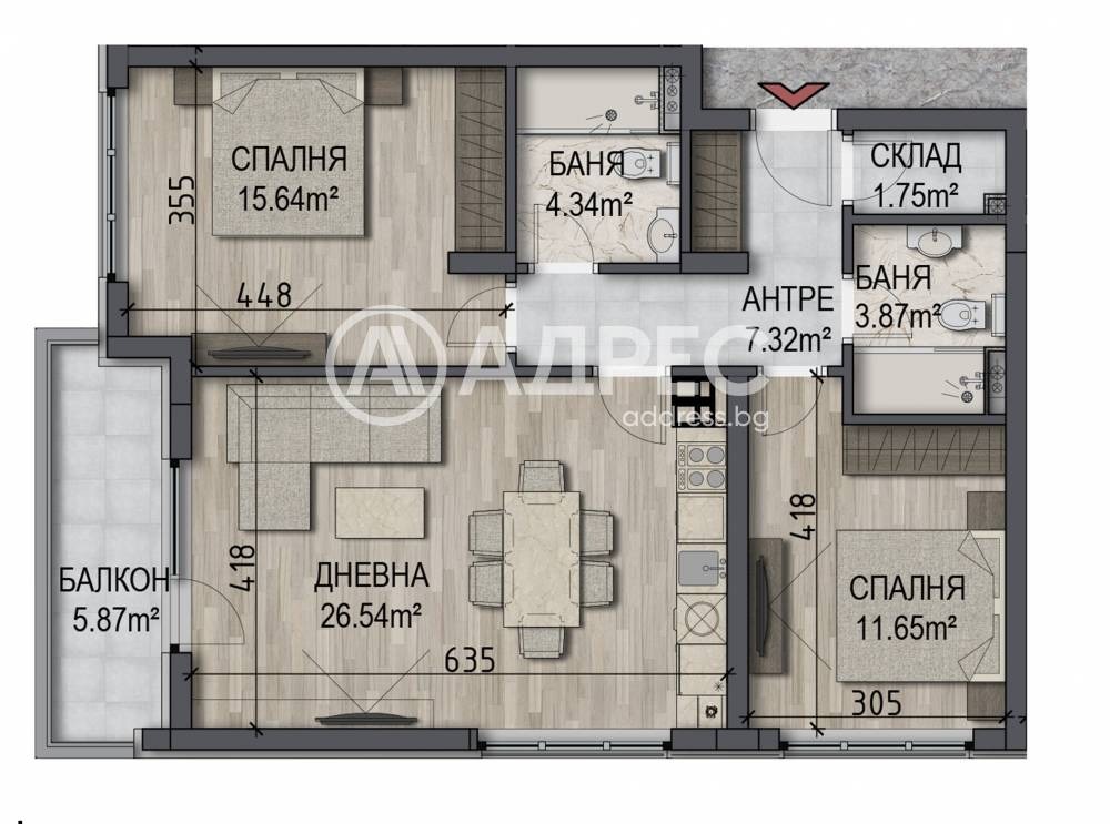 Продава 3-СТАЕН, гр. София, Овча купел, снимка 4 - Апартаменти - 55324620