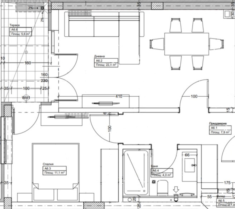 Продава 2-СТАЕН, гр. Варна, Бриз, снимка 2 - Aпартаменти - 47460950