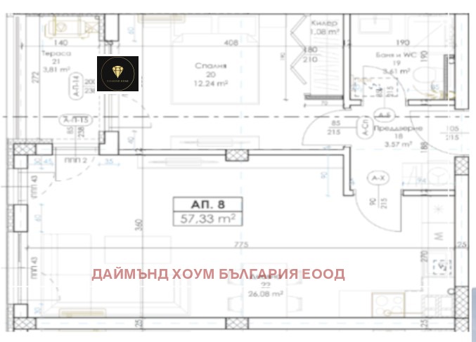 Продава 2-СТАЕН, гр. Пловдив, Беломорски, снимка 2 - Aпартаменти - 48688946