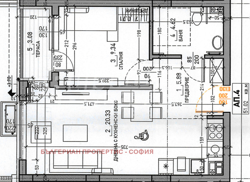 Продава 2-СТАЕН, гр. София, Малинова долина, снимка 4 - Апартаменти - 53151612