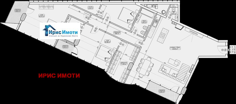 Продава 4-СТАЕН, гр. София, Манастирски ливади, снимка 8 - Апартаменти - 47448969