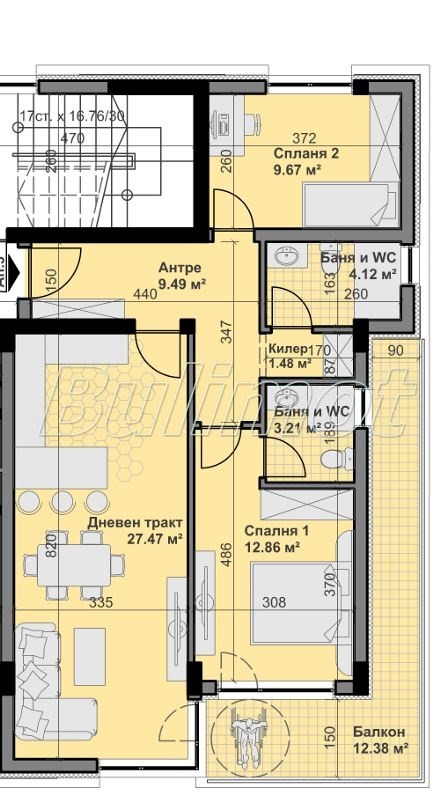 Продава 3-СТАЕН, гр. Варна, Владислав Варненчик 2, снимка 4 - Апартаменти - 53633488