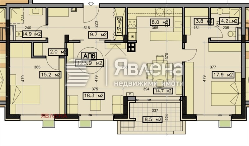Продава 3-СТАЕН, гр. София, Горна баня, снимка 5 - Апартаменти - 53114926