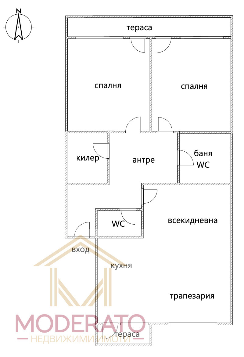 Продава 3-СТАЕН, гр. Бургас, Център, снимка 16 - Апартаменти - 54885476