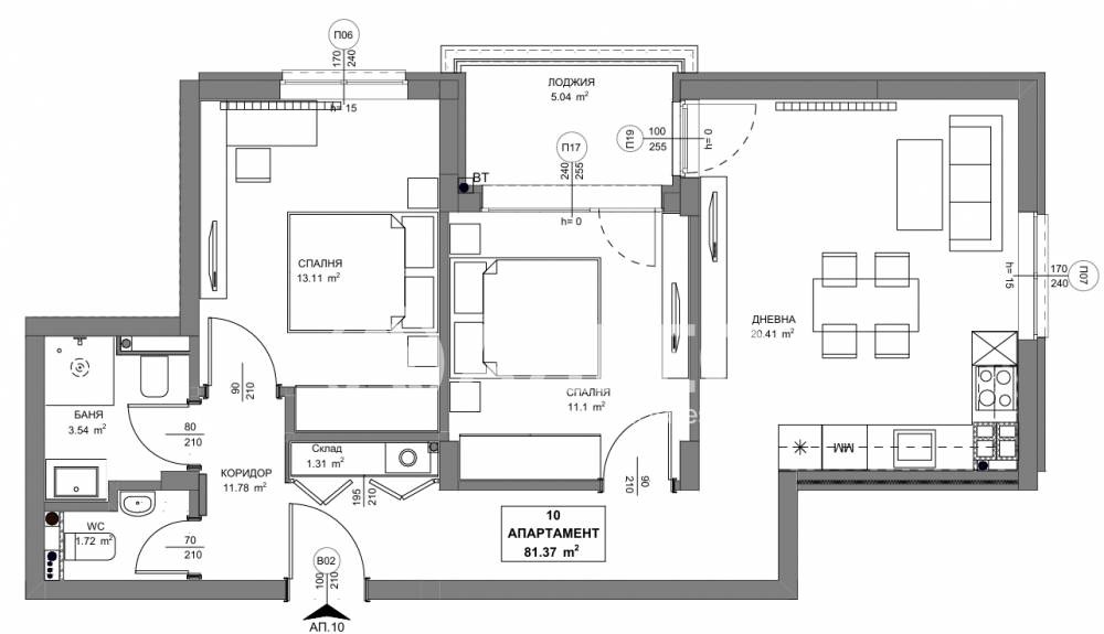 Продава 3-СТАЕН, гр. София, Обеля 2, снимка 3 - Апартаменти - 54066176