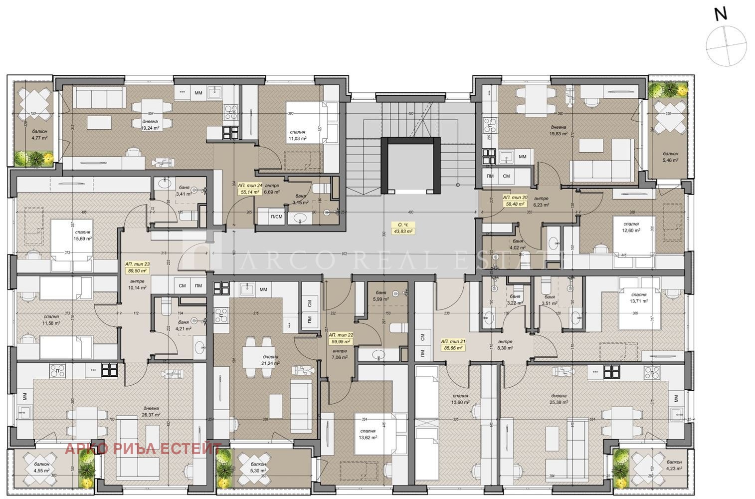 Продава 2-СТАЕН, гр. София, Левски Г, снимка 2 - Апартаменти - 53486372
