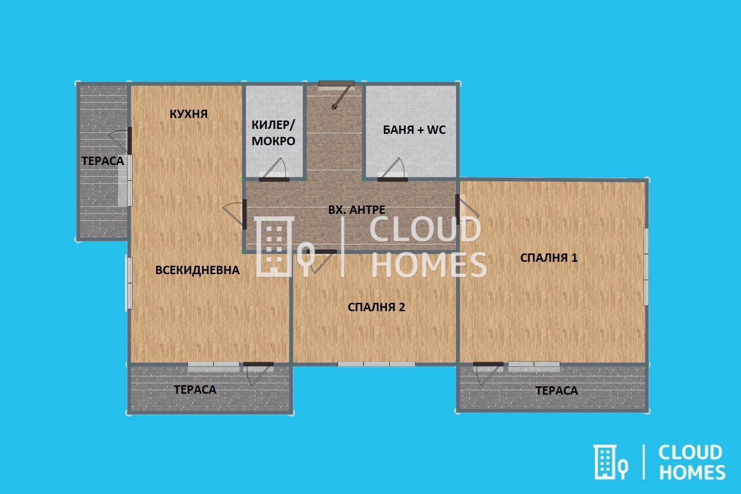 Продава 3-СТАЕН, гр. София, Редута, снимка 2 - Апартаменти - 53903329