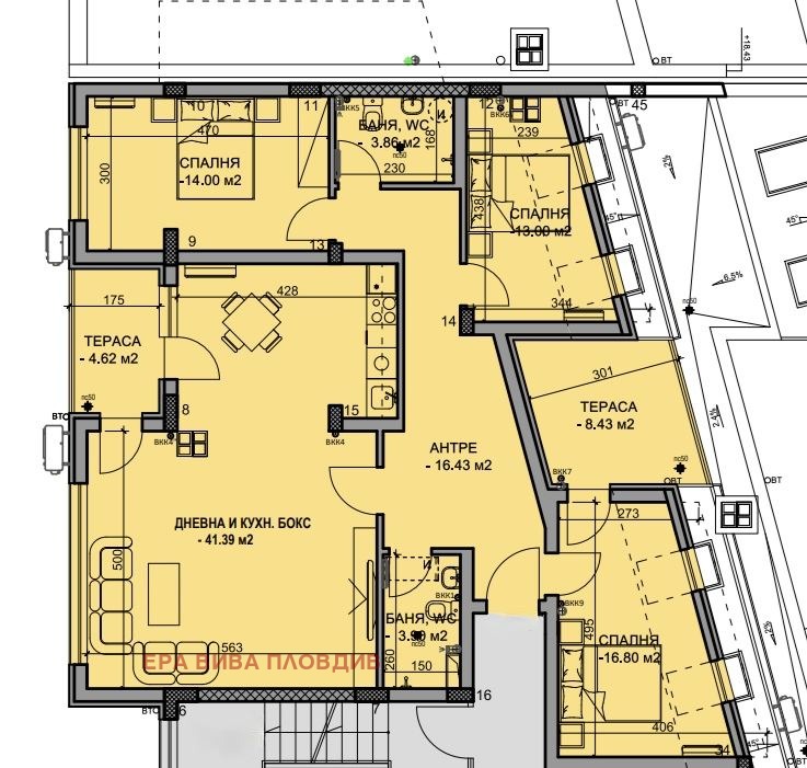 Продава 4-СТАЕН, гр. Пловдив, Христо Смирненски, снимка 2 - Апартаменти - 55952429