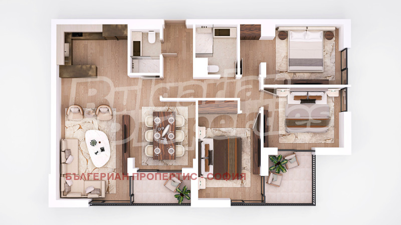 Продава МНОГОСТАЕН, гр. София, Манастирски ливади, снимка 5 - Апартаменти - 52885316