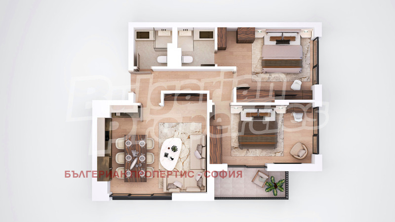 Продава МНОГОСТАЕН, гр. София, Манастирски ливади, снимка 3 - Апартаменти - 52885316