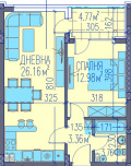 Продава 2-СТАЕН, град Пловдив, Каменица 2 • 106270 € / 207846.05 лв. • 83271662 5