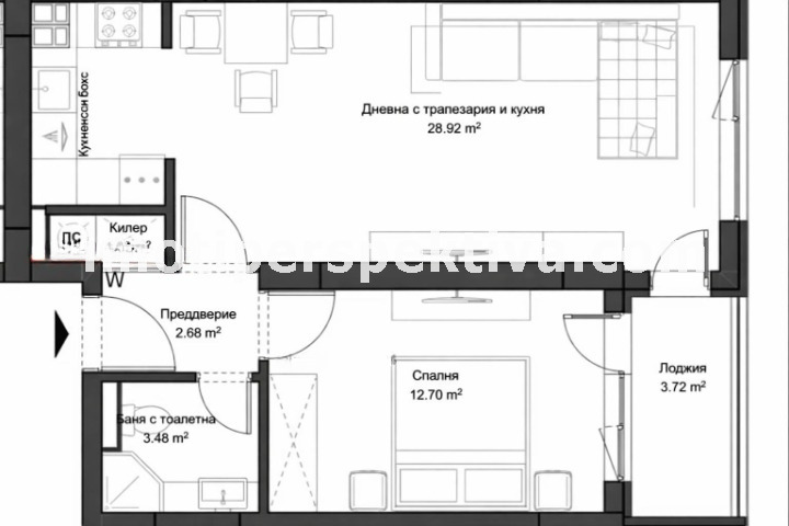 Продава 2-СТАЕН, гр. Пловдив, Кючук Париж, снимка 2 - Апартаменти - 53983204