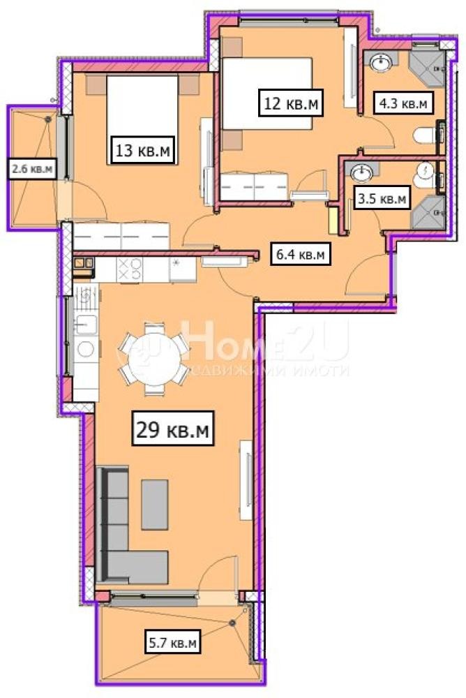 Продава 3-СТАЕН, гр. Варна, Владислав Варненчик 1, снимка 3 - Апартаменти - 53808212