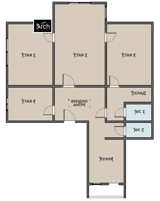 Продава МНОГОСТАЕН, гр. София, Център