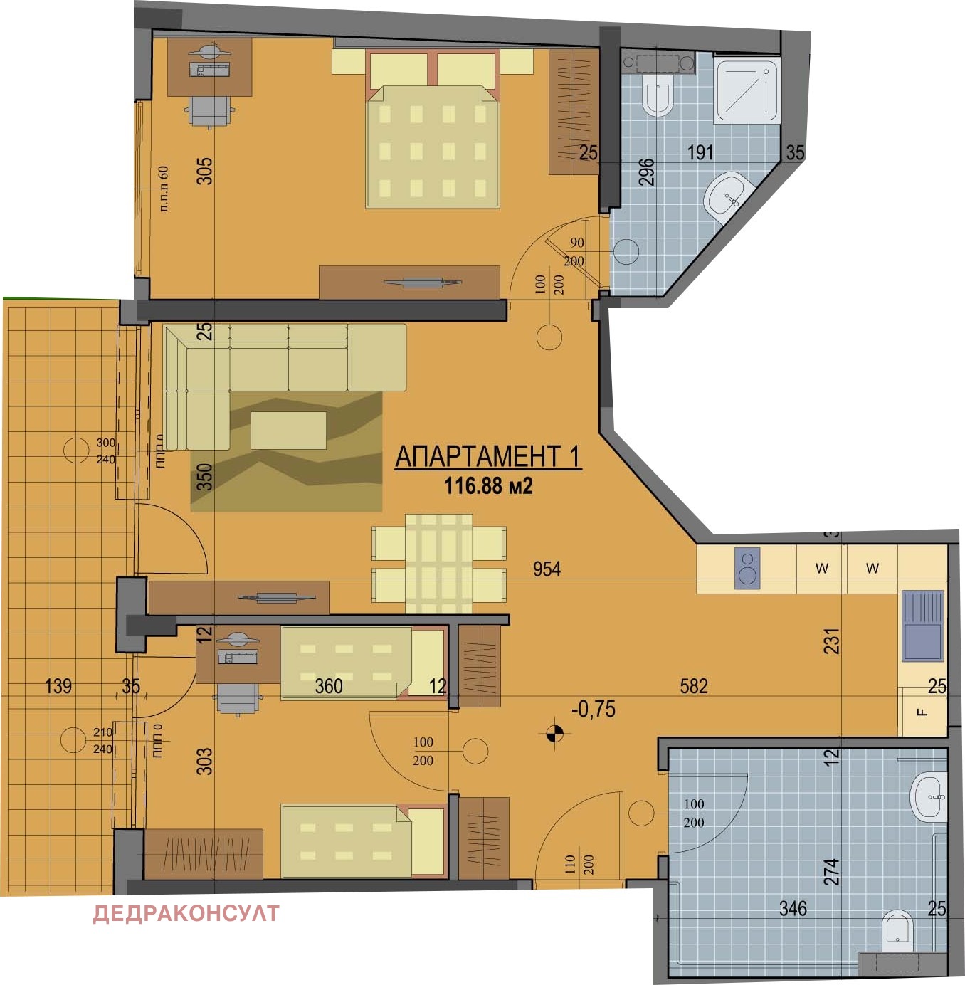 Продава 3-СТАЕН, гр. София, Банишора, снимка 2 - Апартаменти - 54186506