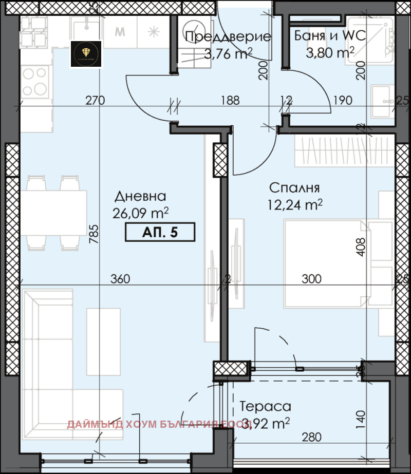 Продава 2-СТАЕН, гр. Пловдив, Тракия, снимка 2 - Aпартаменти - 49356806